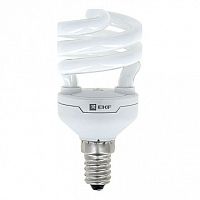Лампа энергосберегающая HSI-полуспираль 11W 2700K E14 12000h  Simple |  код. HSI-T2-11-827-E14 |  EKF